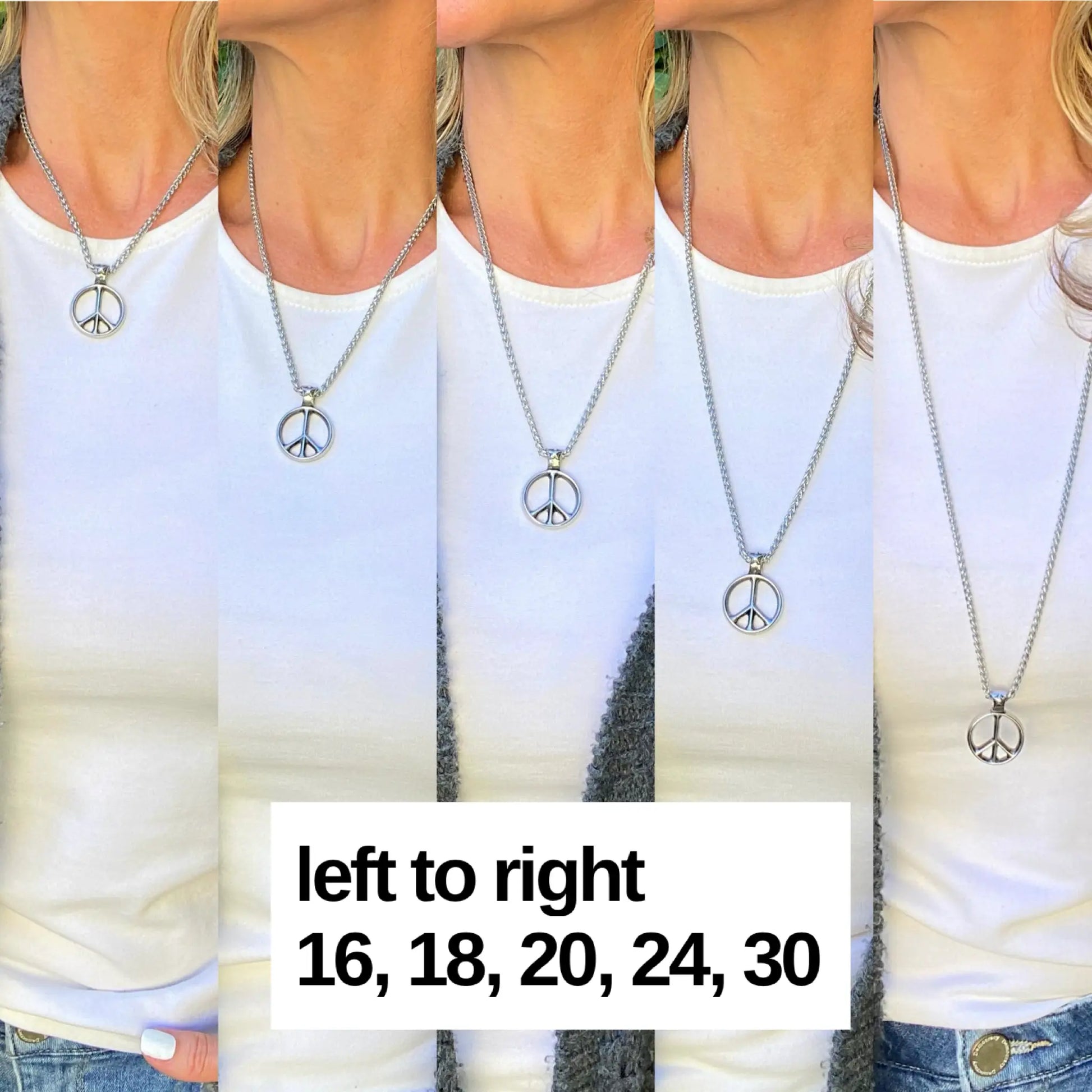 CLASSIC PEACE NECKLACE Bellaforma Jewelry