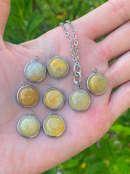 STONE CHARM NECKLACE Bellaforma Jewelry