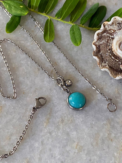STONE CHARM NECKLACE Bellaforma Jewelry