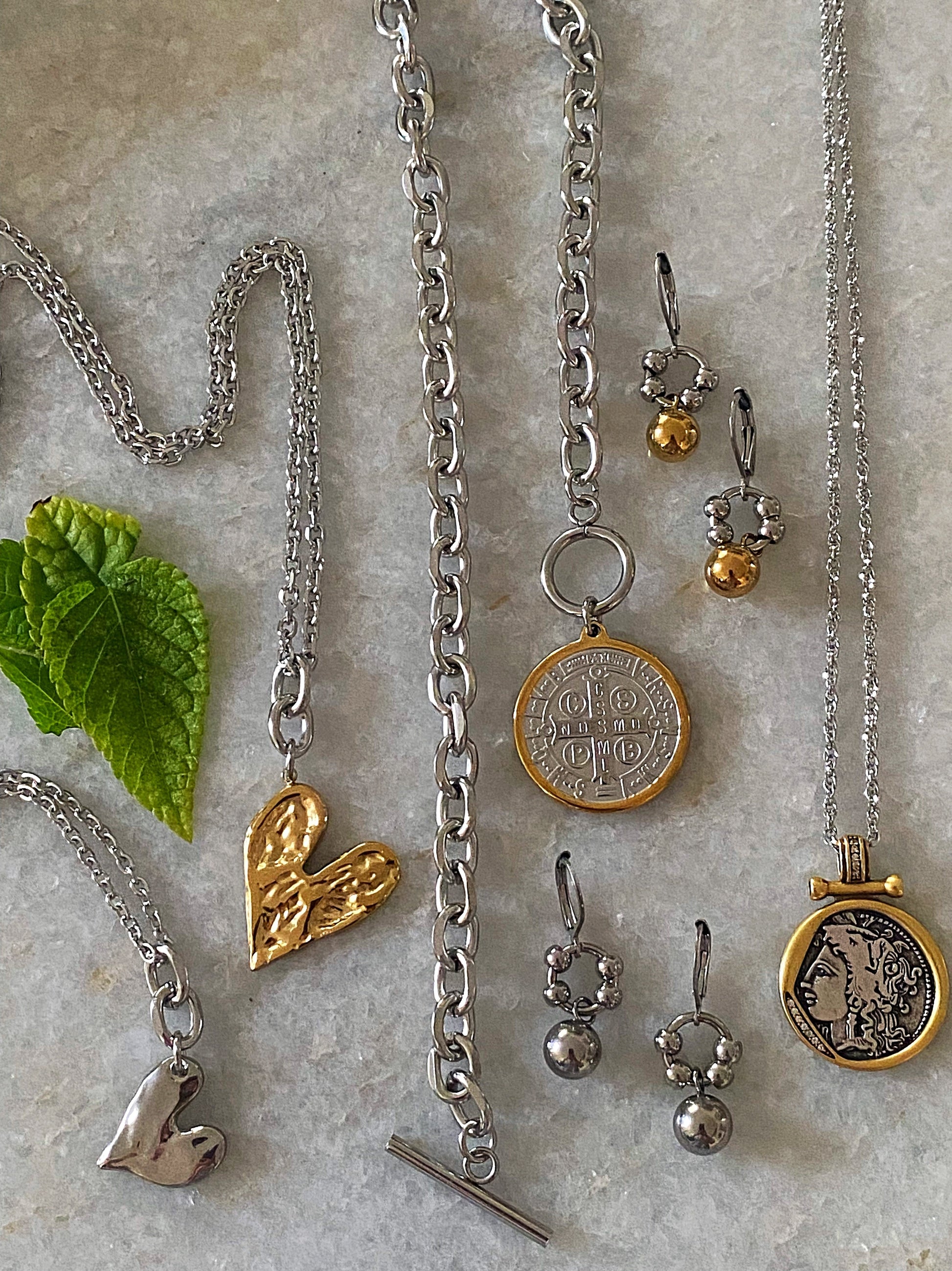 ST. BENEDICT TOGGLE NECKLACE Bellaforma Jewelry