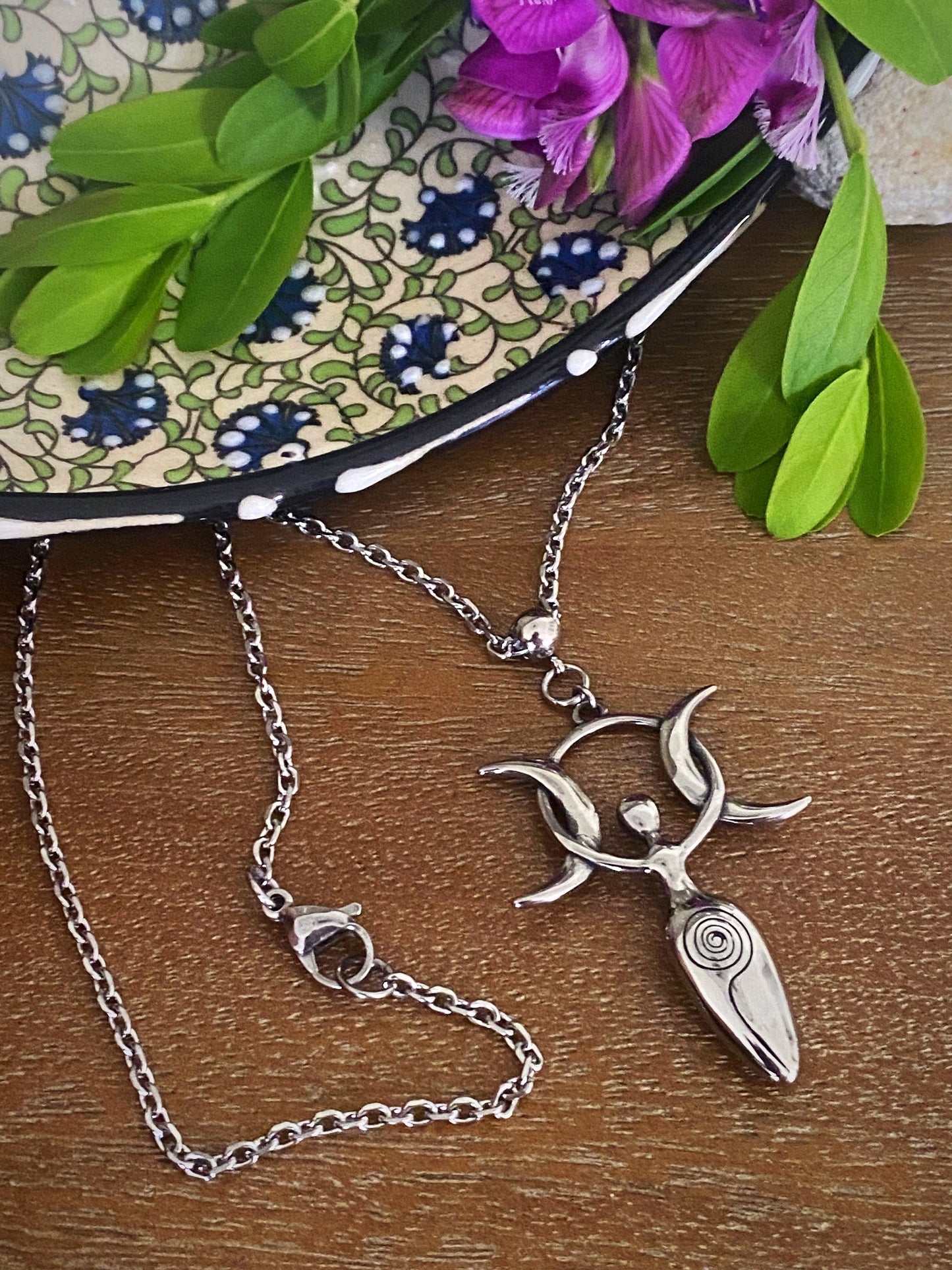 MOON GODDESS NECKLACE Bellaforma Jewelry