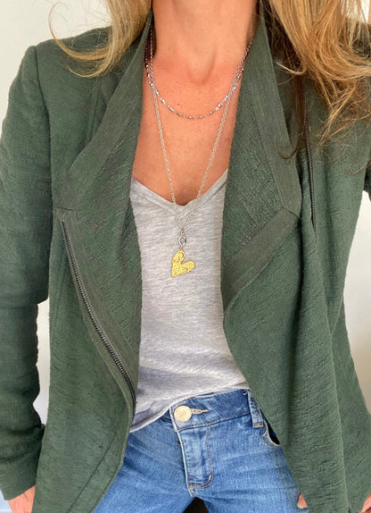 REBEL HEART NECKLACE Bellaforma Jewelry