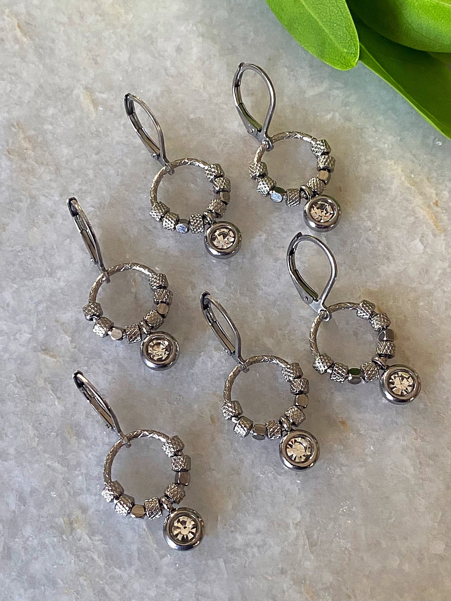 HALO SHIMMER EARRINGS Bellaforma Jewelry