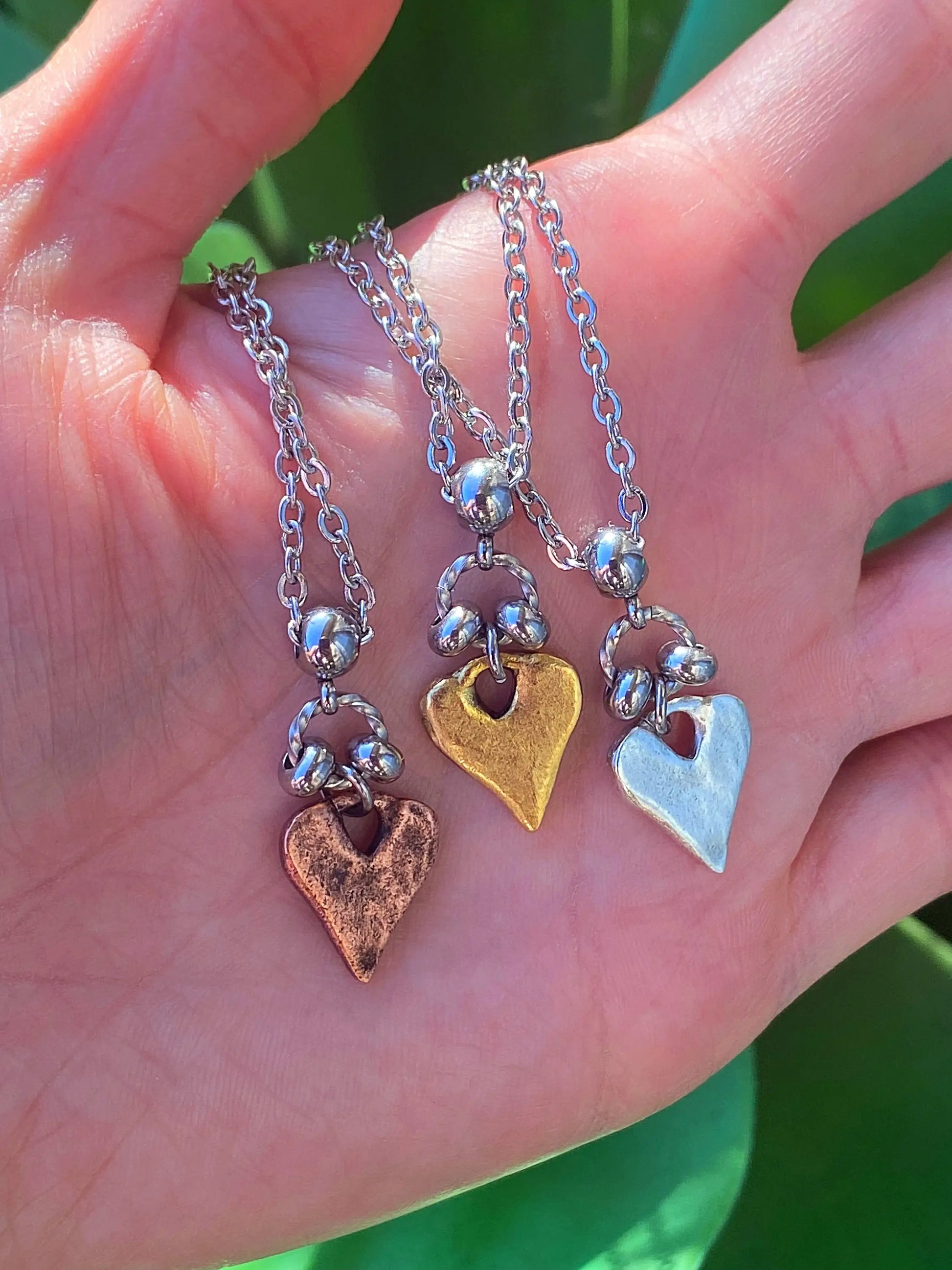 RUSTIC HEART NECKLACE Bellaforma Jewelry
