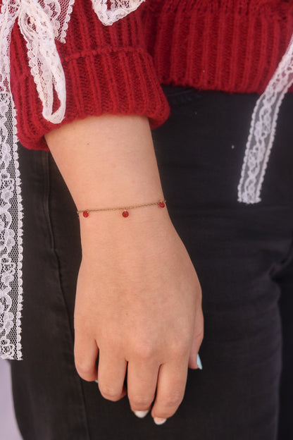 Madison Bracelet in Red