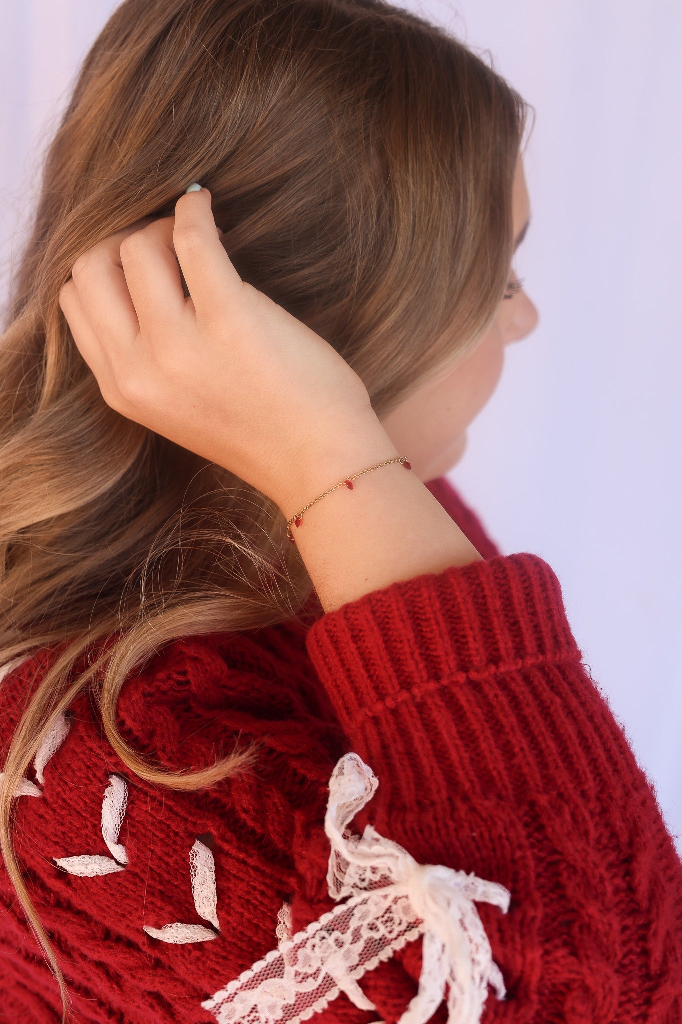 Madison Bracelet in Red