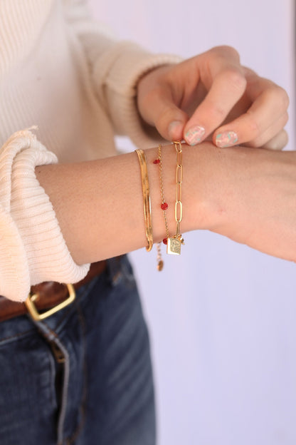 Madison Bracelet in Red