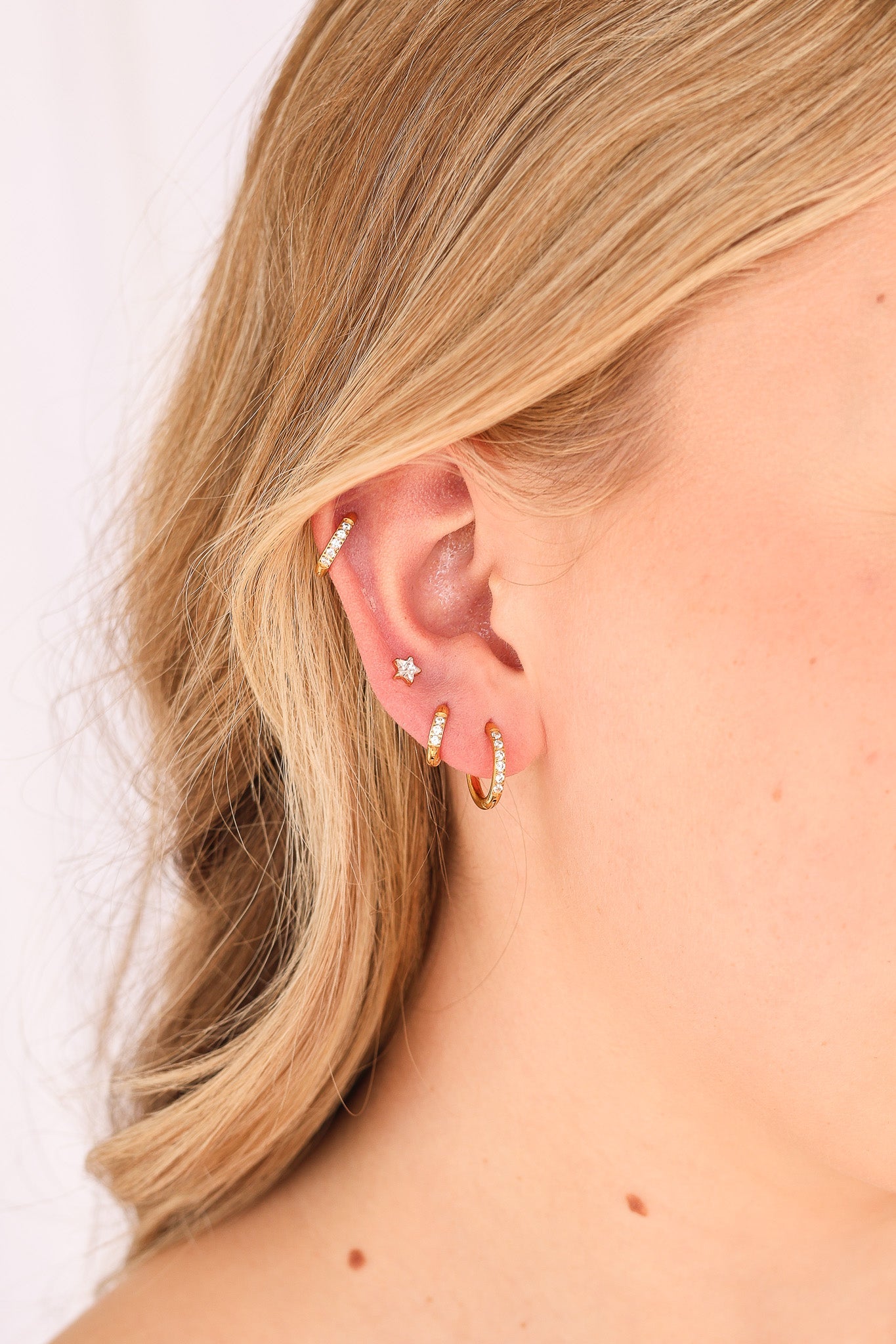 Micro Crystal Hoop