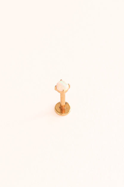 Opal Gem Flat Back Stud