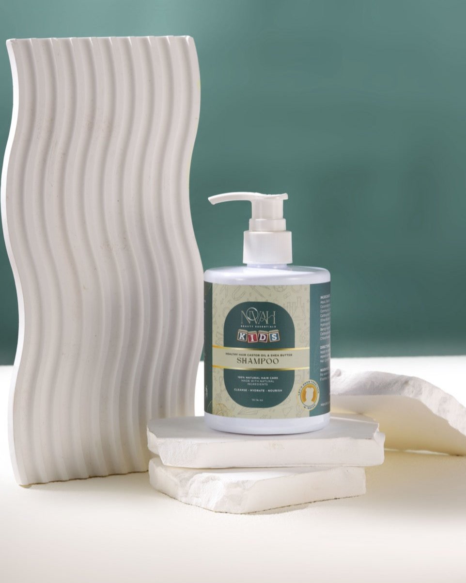 Healthy Hair Castor Oil And Shea Butter Shampoo For Moisture Balance Novah Beauty Essentials