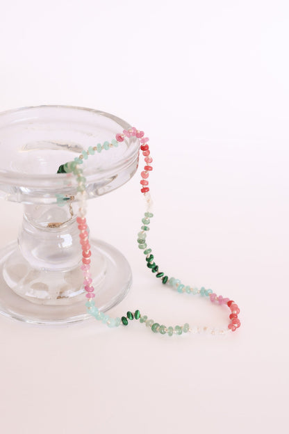 Watermelon Sugar Beaded Necklace