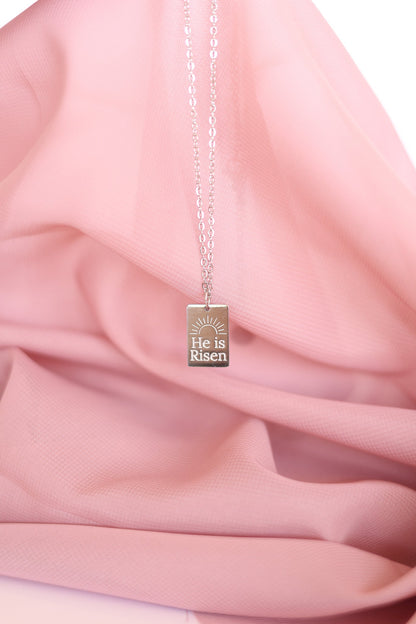 He is Risen Necklace