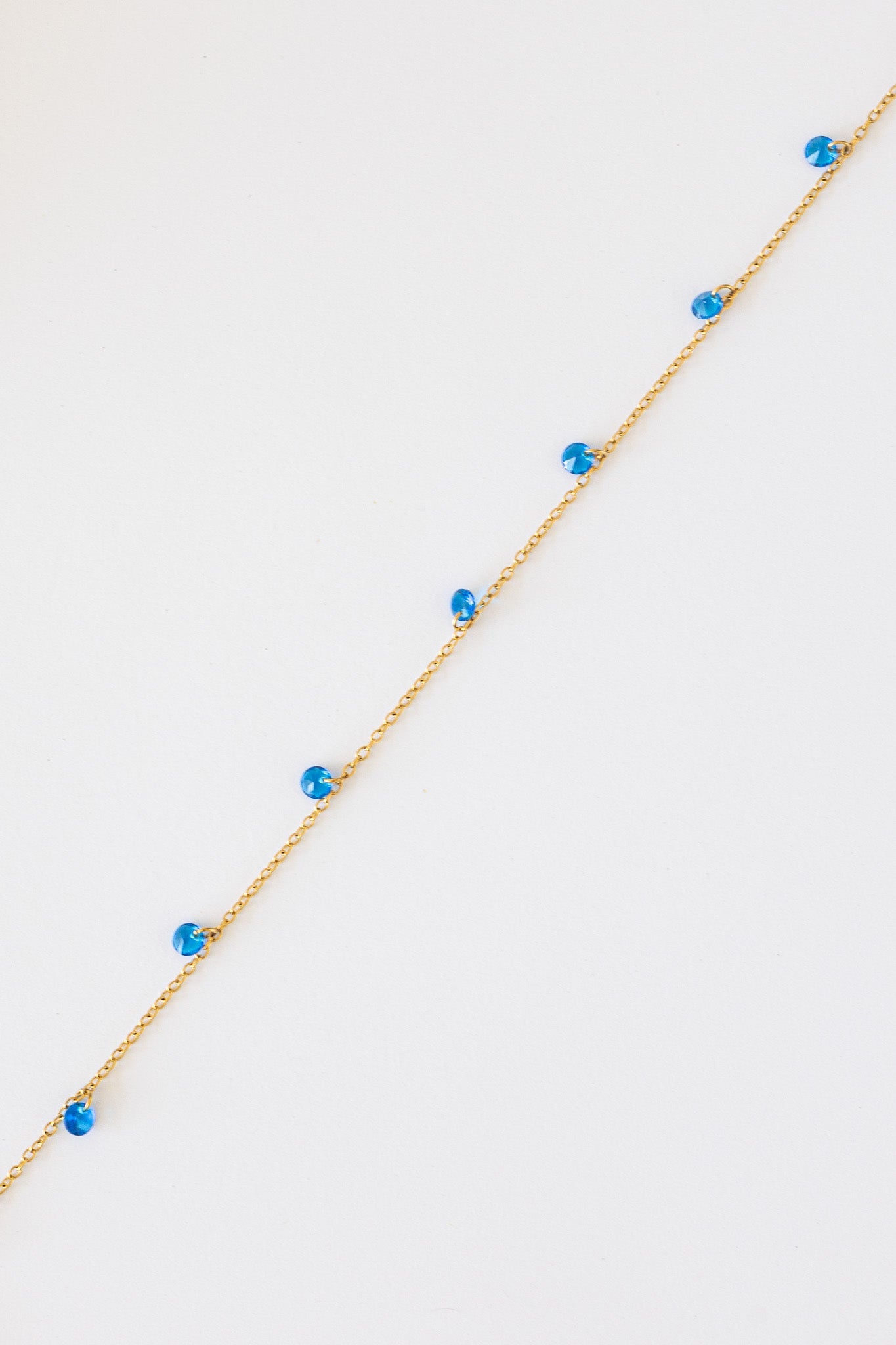 Madison Anklet in Blue