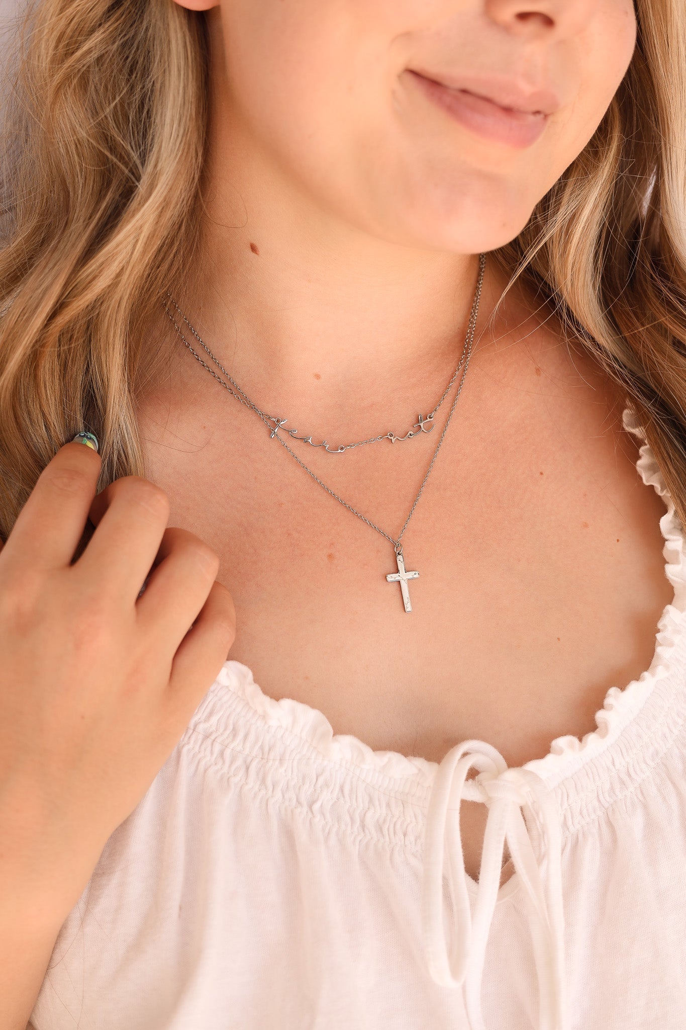 Ivy Cross Necklace