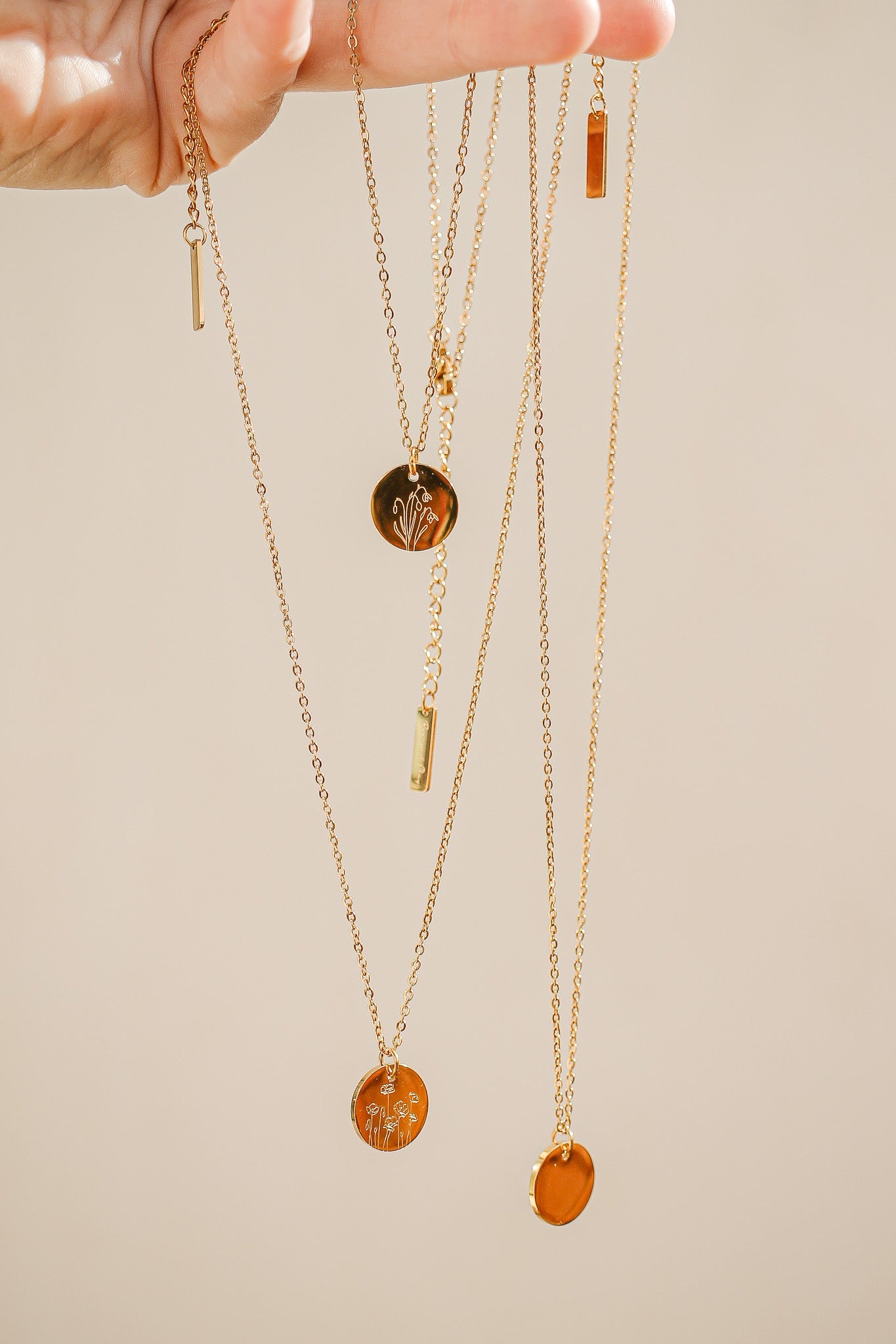 Birth Flower Necklace