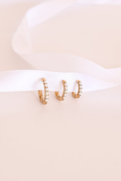 Pearl Micro Hoop