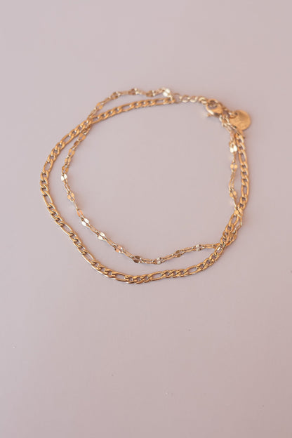 Lorelei Layered Anklet