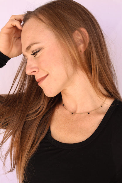 Madison Necklace in Black