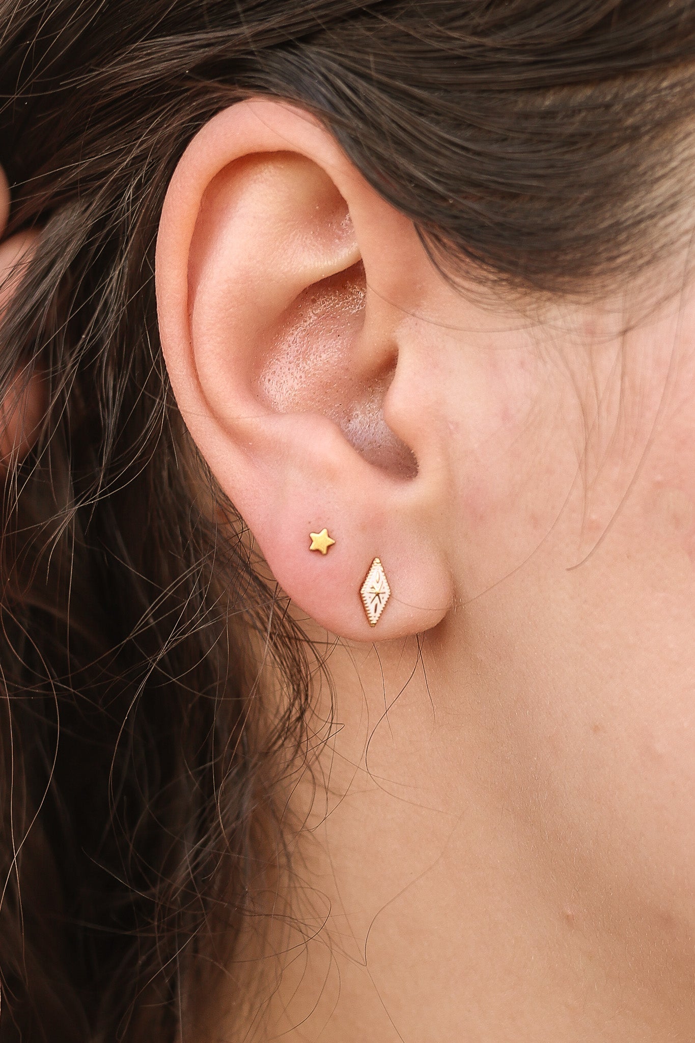 Mini Star Flat Back Stud