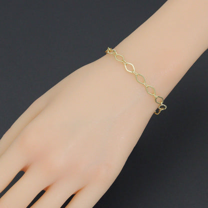 Diamond Shape Link Chain Necklace Bracelet, Charm bar necklace bracelet, sku#EF790