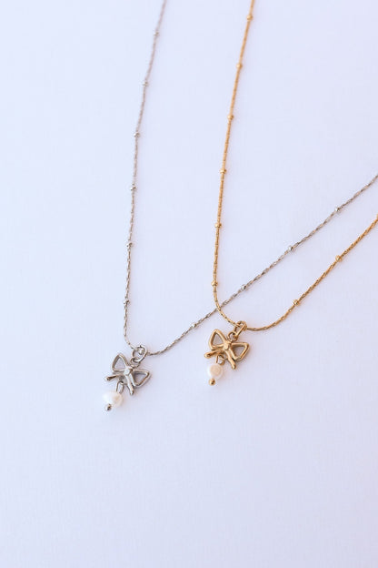 Jane Bow Necklace