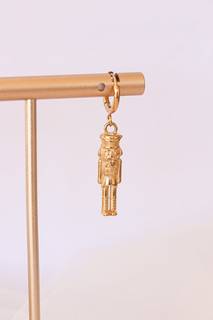 Nutcracker Huggie Hoop