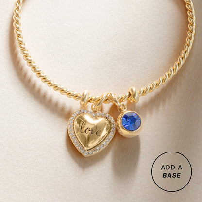Love Pave Heart Interchangeable Charm ALEX AND ANI
