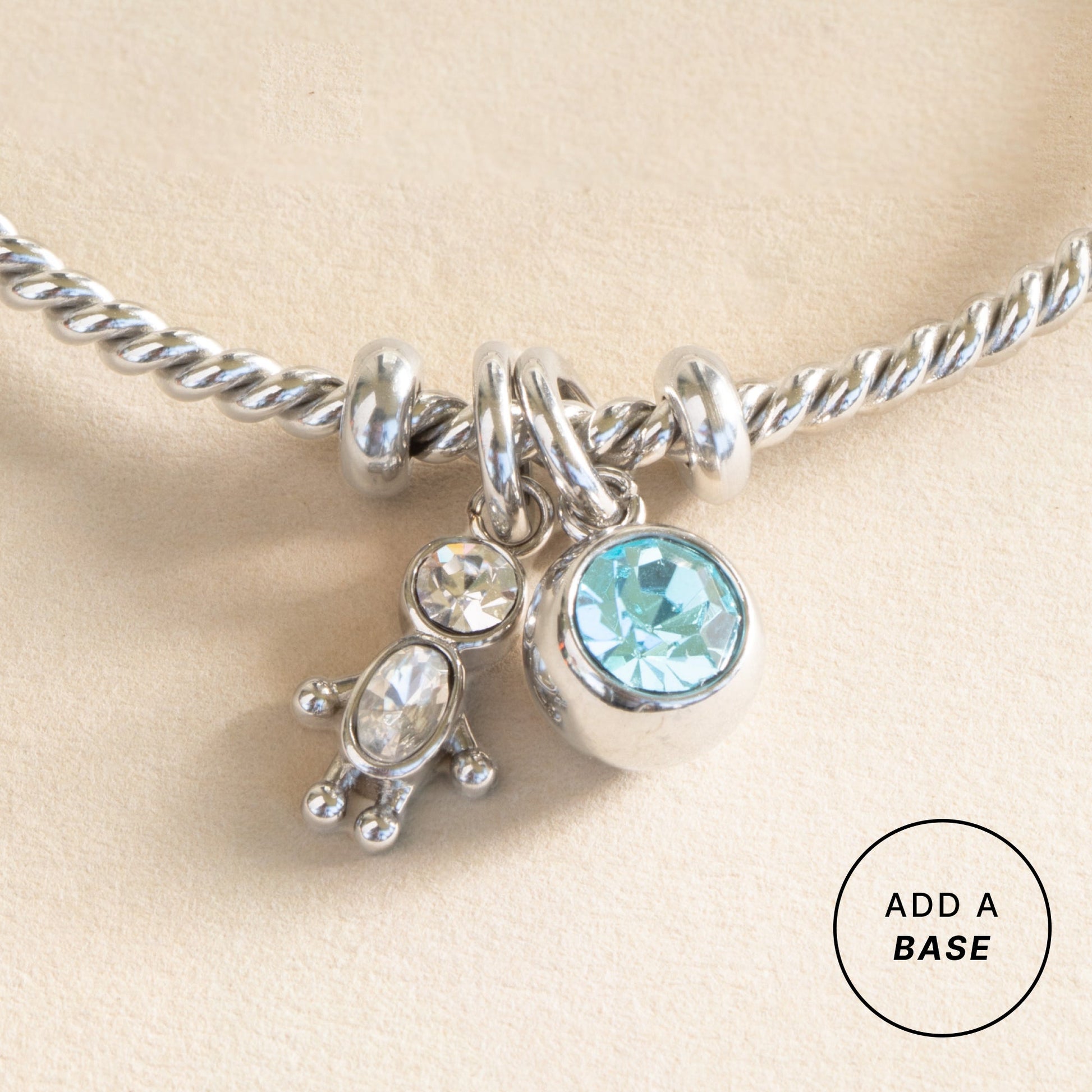 March Birthstone Interchangeable Charm ALEX AND ANI