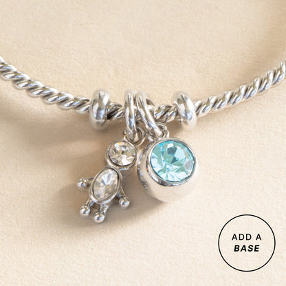 March Birthstone Interchangeable Charm ALEX AND ANI