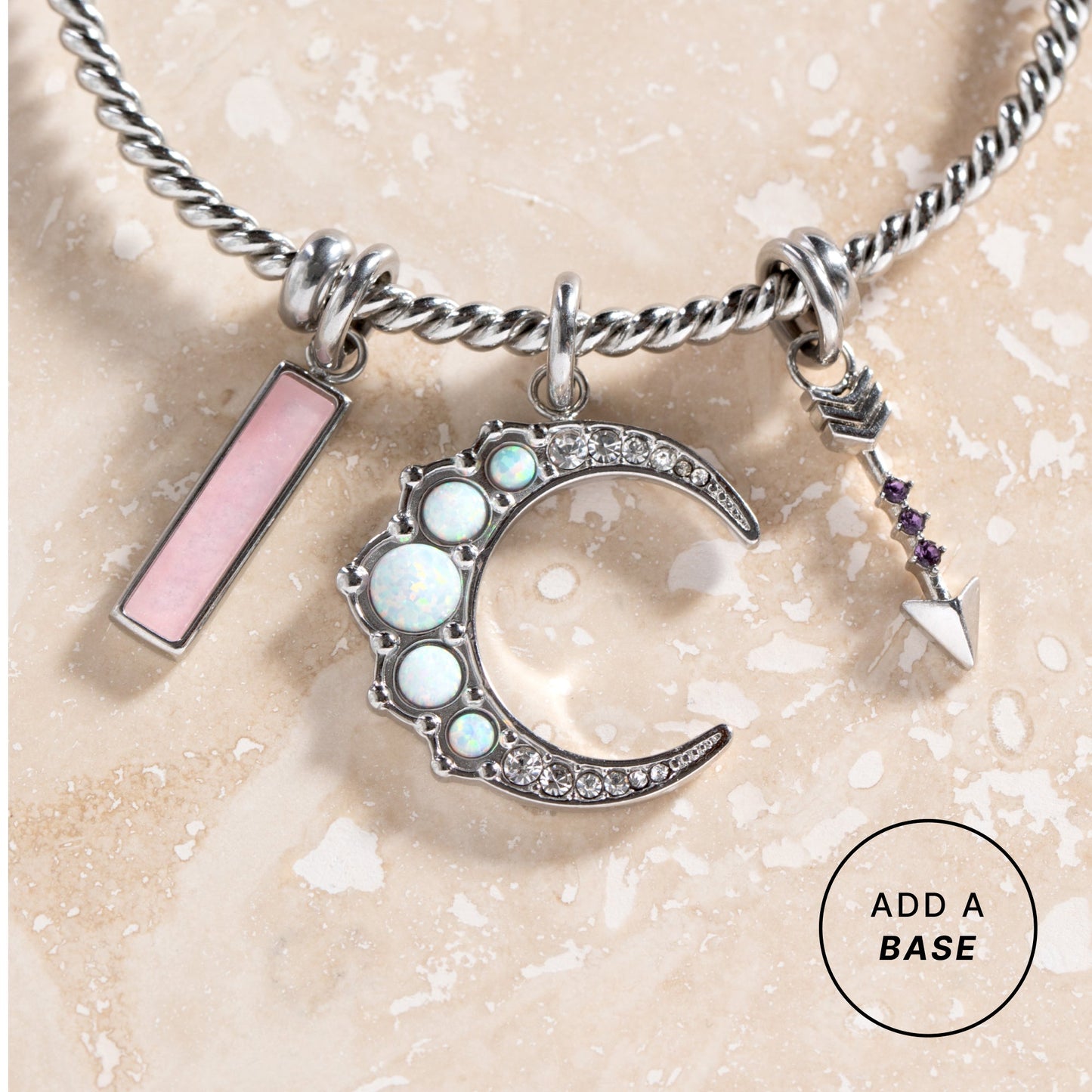 Opal Moon Interchangeable Charm ALEX AND ANI