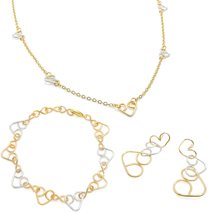 Intertwined necklace