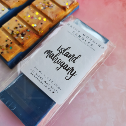 Island Mahogany | Wax Melts Rainy Morning Candles