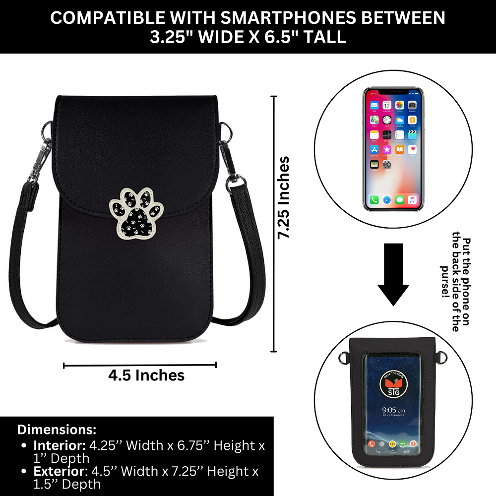 Dog Paw Black SaveTheGirls