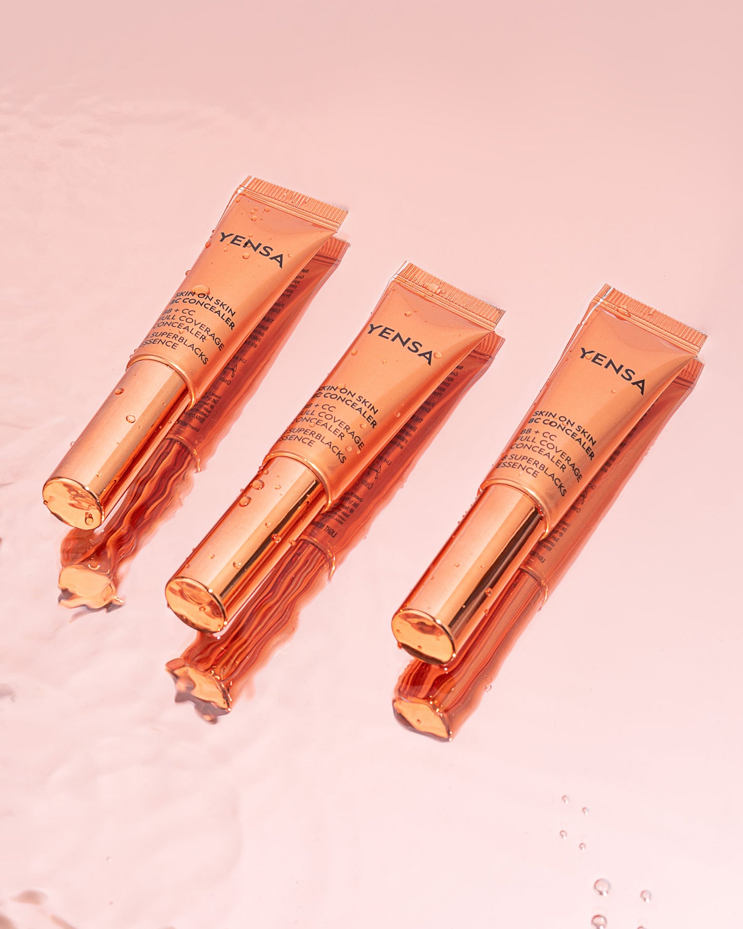 Skin On Skin BB CC Full Coverage Hyaluronic Serum Concealer YENSA