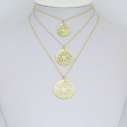 Lord’s Prayer medallion Charm Pendant, Sku#LK1283