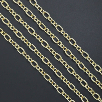 Wholesale Mixed Oval Link Chain by Yard, sku#LX914