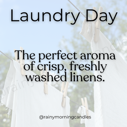 Laundry Day | Wax Melts Rainy Morning Candles