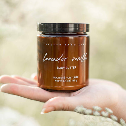 Lavender Vanilla Bean Tallow Body Butter Pretty farm girl