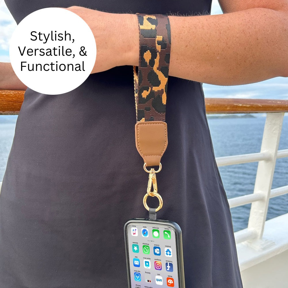 Clip & Go Strap with Pouch - Leopard Collection SaveTheGirls