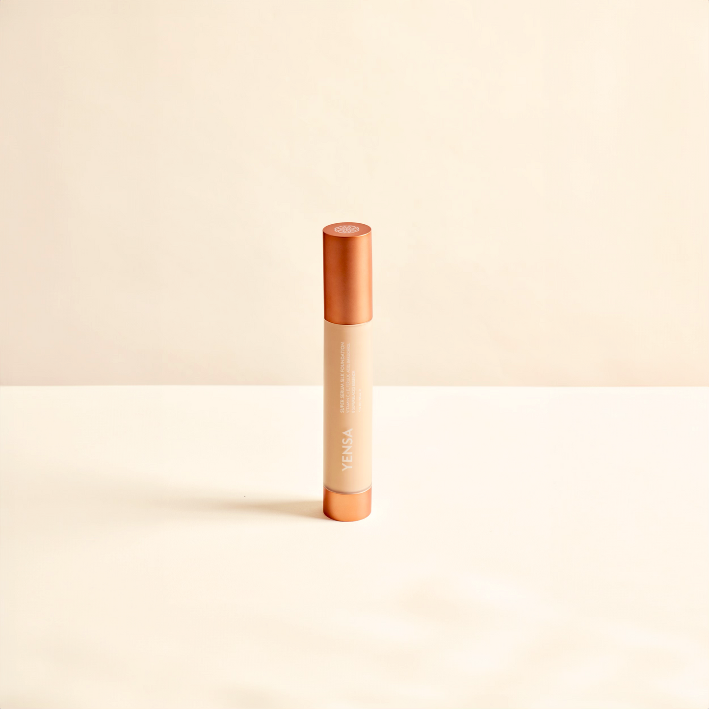 Super Serum Silk Natural Glow Hydrating Peptide Foundation For Radiant Skin YENSA