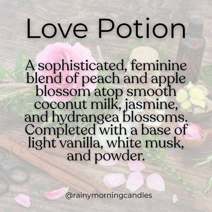 Love Potion | Wax Melts Rainy Morning Candles