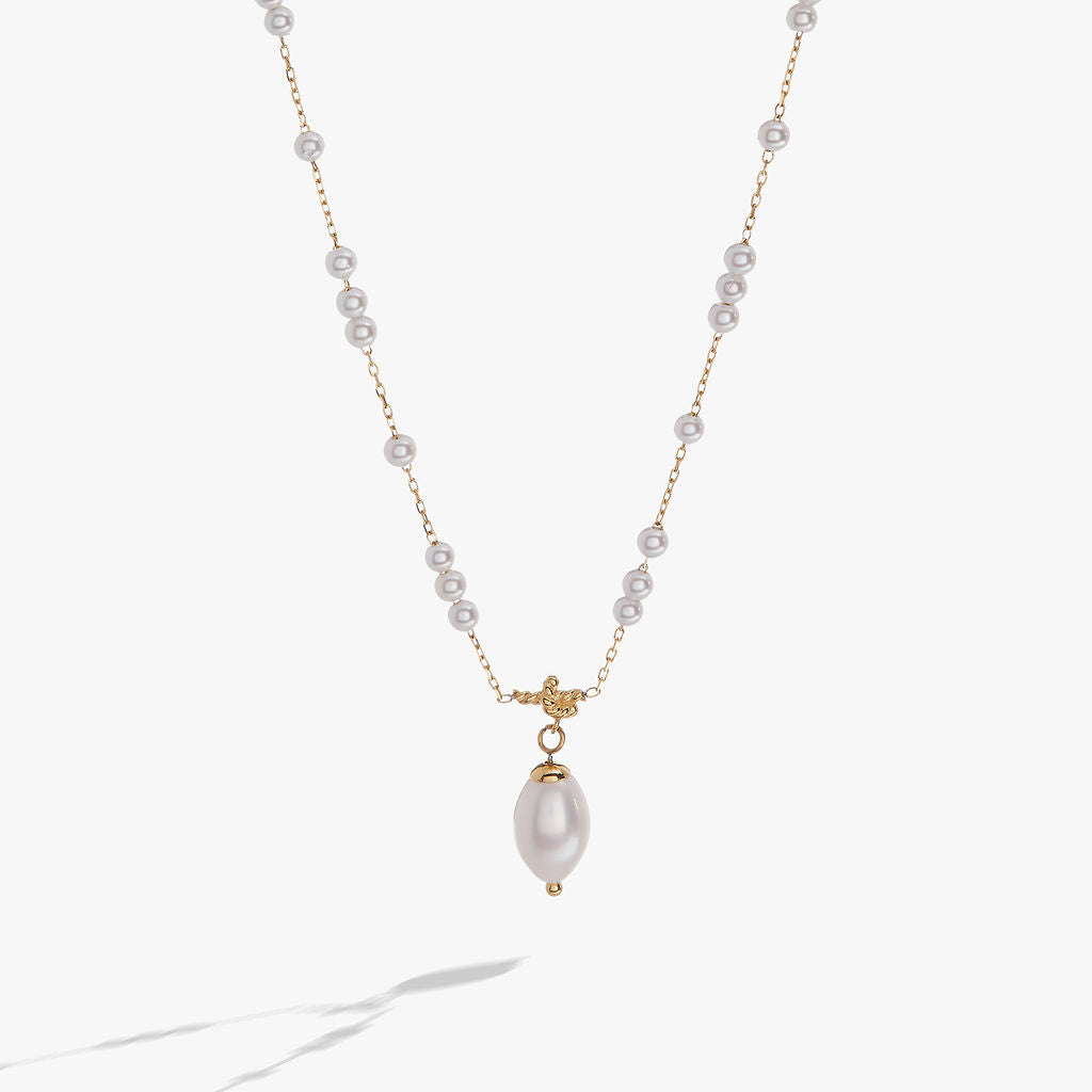 Mother of Pearl Beaded Necklace ALEX AND ANI
