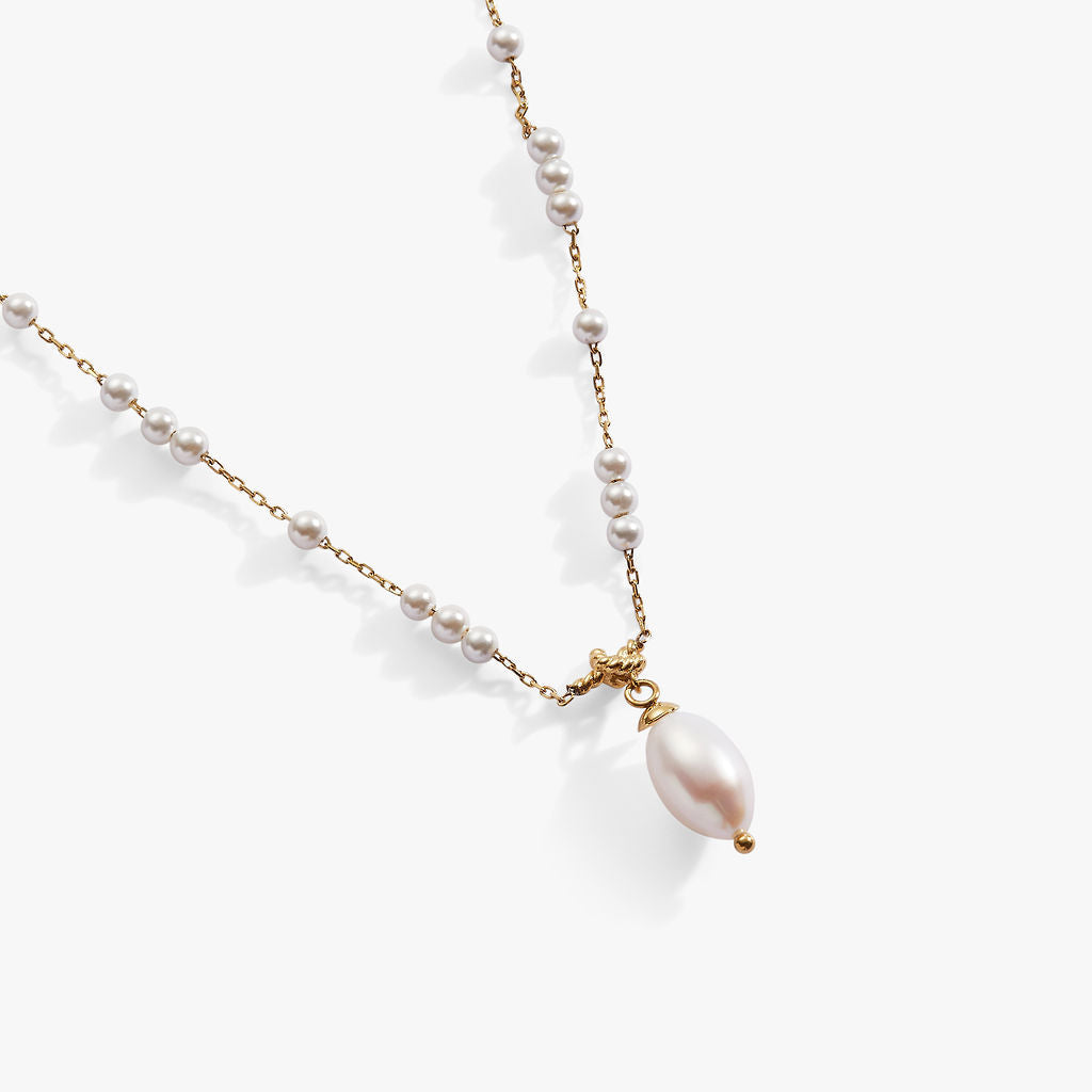 Mother of Pearl Beaded Necklace ALEX AND ANI