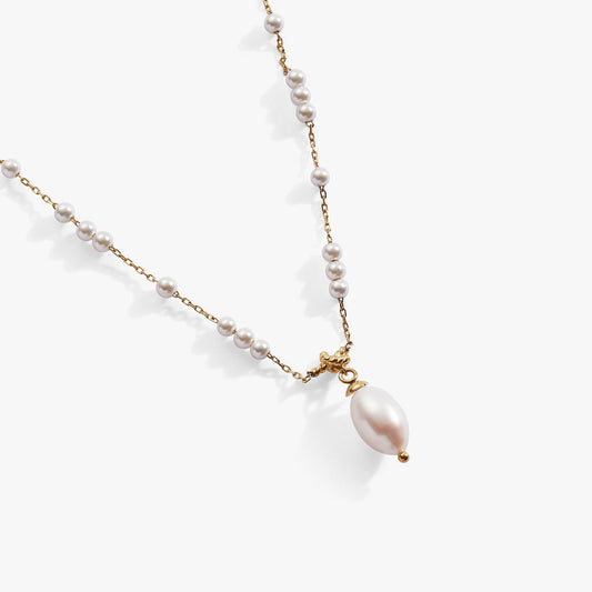 Mother of Pearl Beaded Necklace ALEX AND ANI