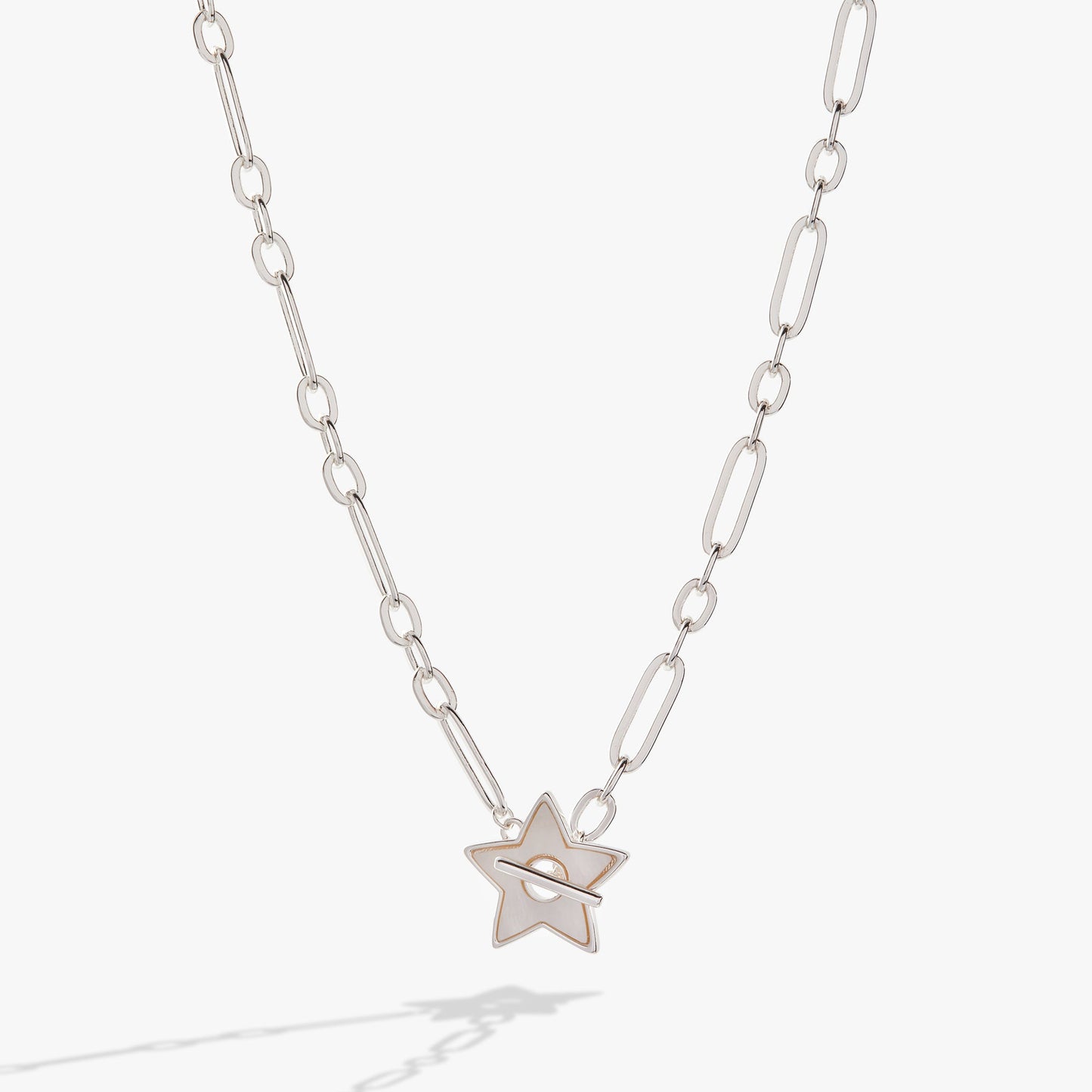 Star Mother of Pearl Toggle Necklace ALEX AND ANI
