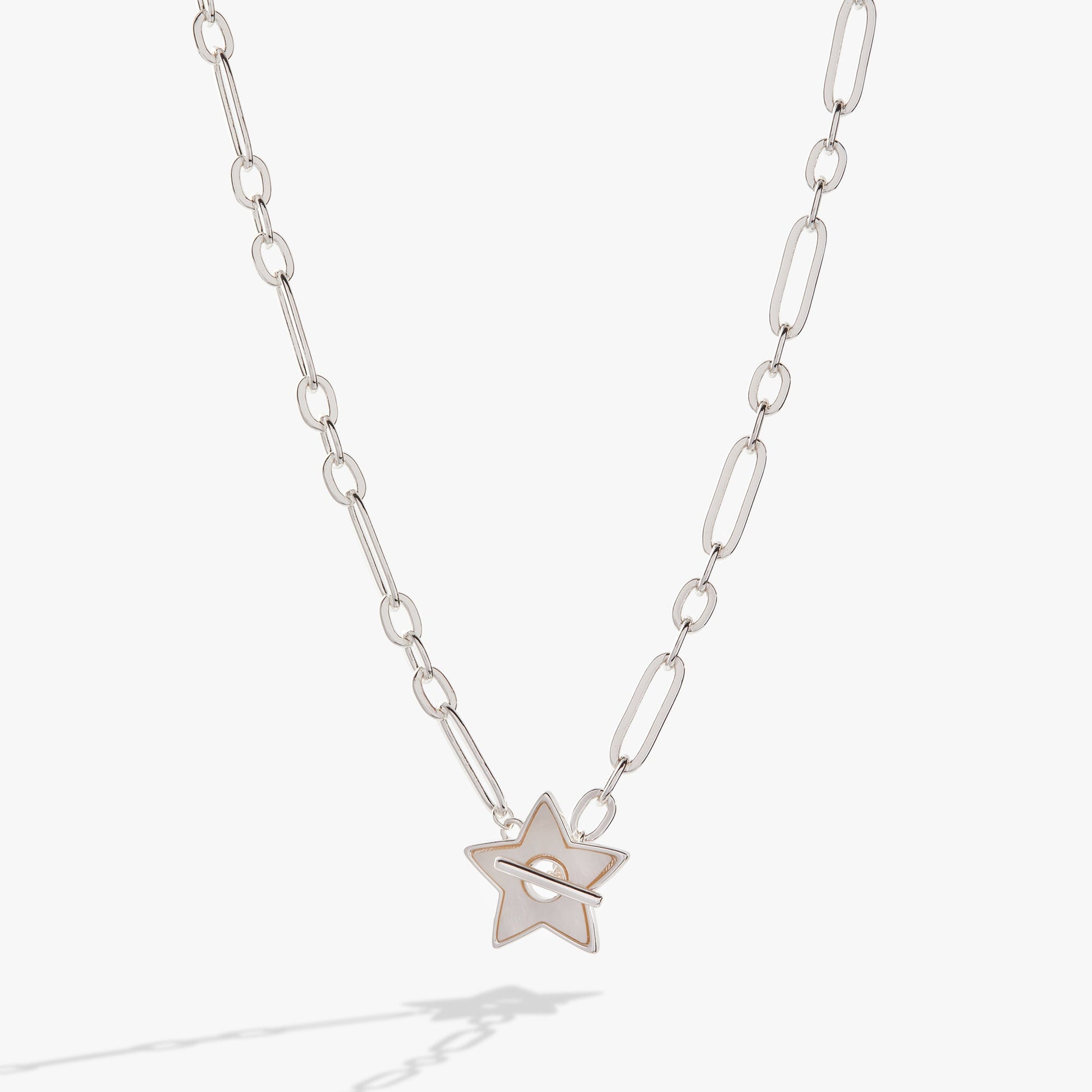 Star Mother of Pearl Toggle Necklace ALEX AND ANI
