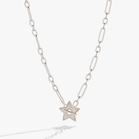 Star Mother of Pearl Toggle Necklace ALEX AND ANI