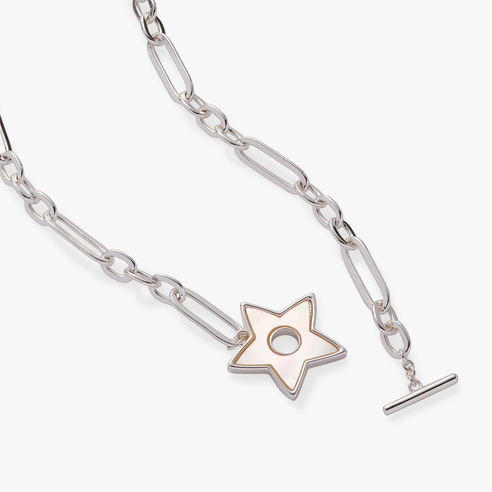 Star Mother of Pearl Toggle Necklace ALEX AND ANI