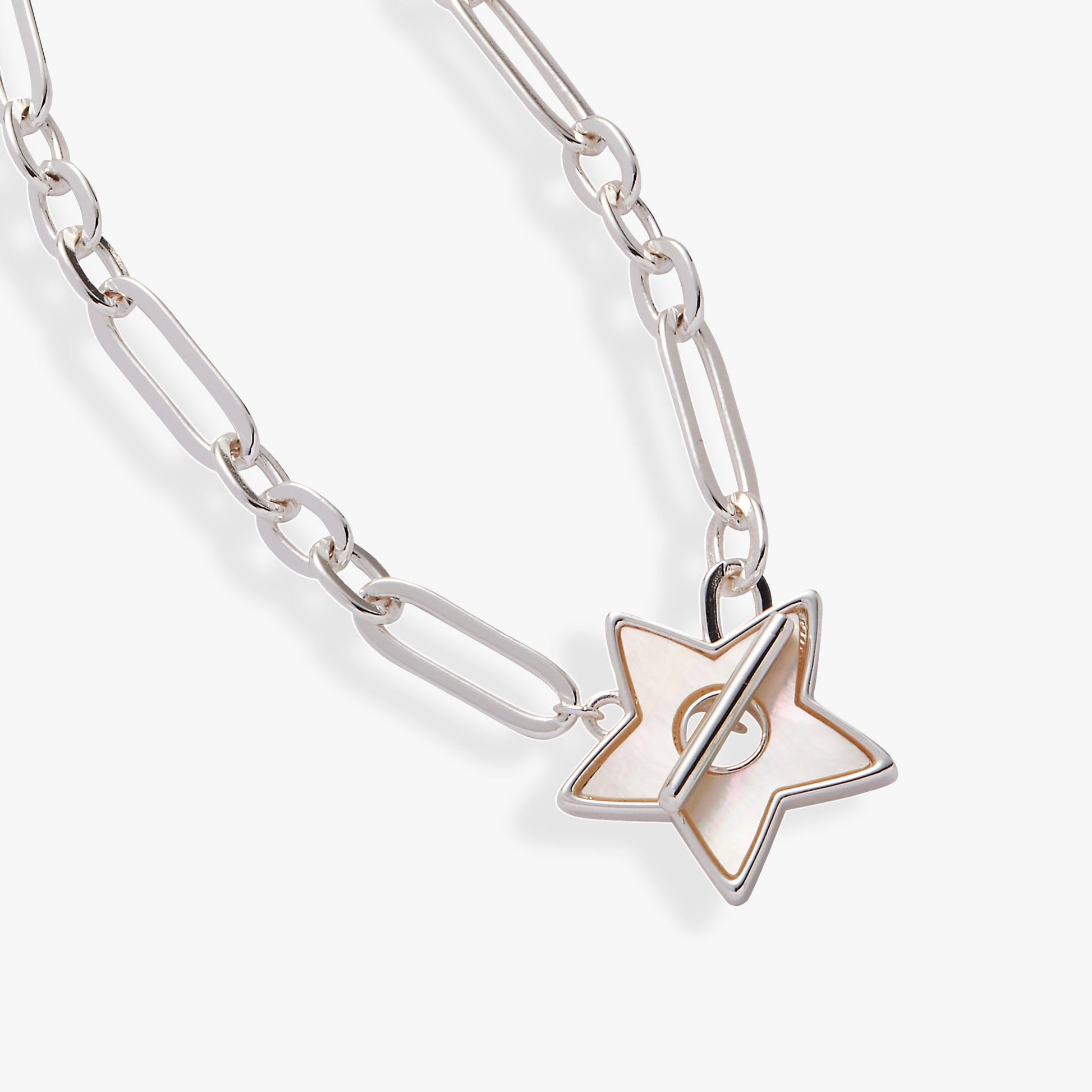Star Mother of Pearl Toggle Necklace ALEX AND ANI