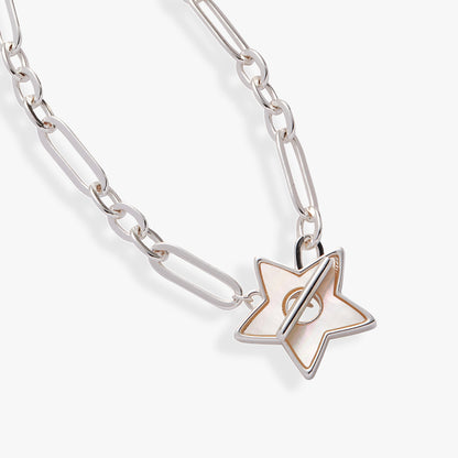 Star Mother of Pearl Toggle Necklace ALEX AND ANI